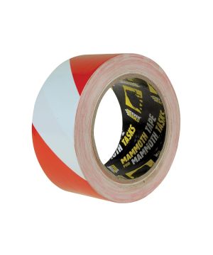 Everbuild Mammoth PVC Hazard Tape 50mm x 33m in red and white