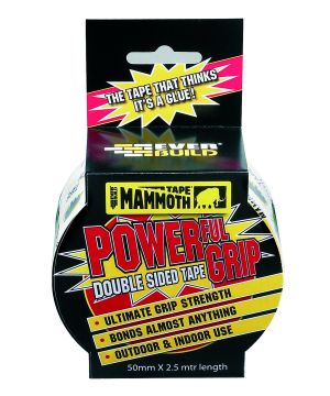 Everbuild Mammoth Powerful Grip Tape 50mm x 2.5m double-sided tape