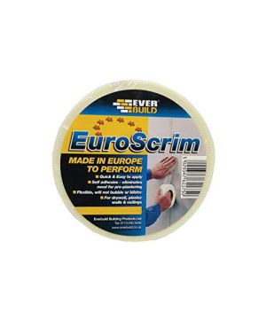 Everbuild Euroscrim Tape 48mm x 90M self-adhesive mesh tape