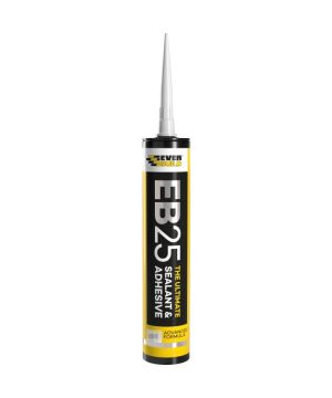 Everbuild EB25 White 300ml adhesive and sealant cartridge