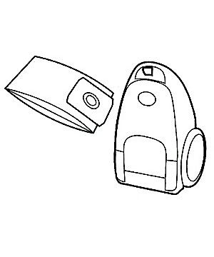 Qualtex Daewoo SDB248 Paper Bags X5 replacement vacuum bags
