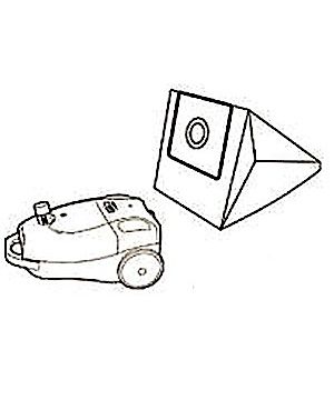 Qualtex Proaction Vacuum Cleaner Paper Bags X5+2 Filters SDB322