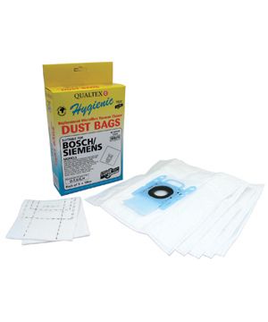 Qualtex Bosch Siemens Karcher SDB378 Microfibre Bags X5 plus 2 Filters