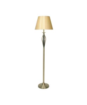 DAR BYB4975 Bybliss Floor Lamp in antique brass, height 160cm, diameter 39cm