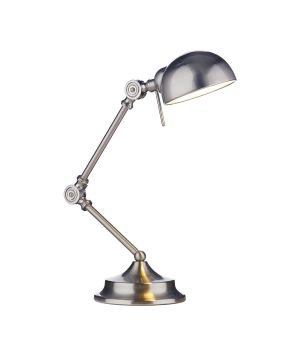DAR Lighting RAN4046 Ranger Table Lamp in satin chrome