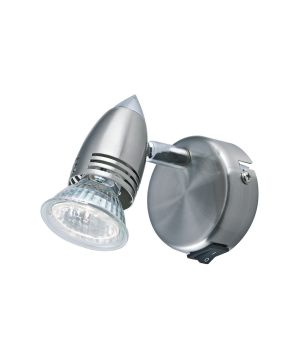 DAR GEM0746S Gemini 3W LED Single Wall Spotlight in Satin Chrome