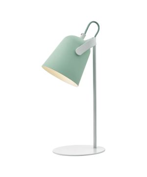 DAR Lighting EFF4124 Effie Table Lamp in pale green and matt white
