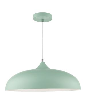 DAR KAE0124 Kaelan 1 Light Ceiling Pendant in Matt Pale Green