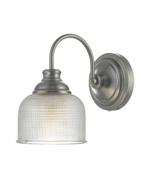 DAR TAC0761 Tack Single Wall Light in antique chrome