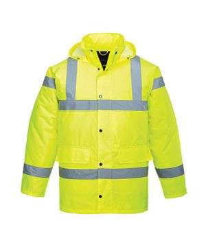 Portwest S460 Hi-Vis Traffic Jacket in yellow, size M