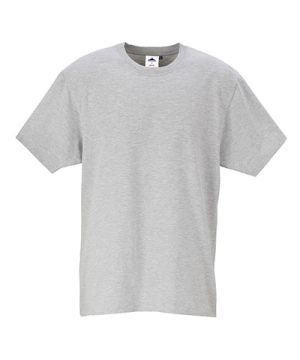 Portwest B195 Turin Premium T-Shirt in Heather Grey XXL