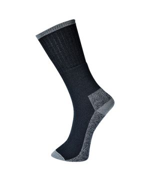 Portwest SK33 Work Sock 3 Pairs in Black size 39-43