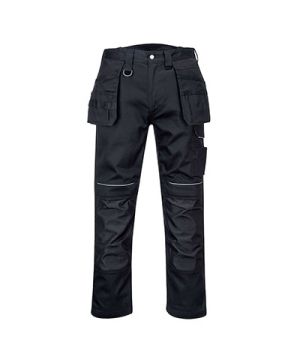 Portwest PW347 PW3 Cotton Work Holster Trouser in black size 40R