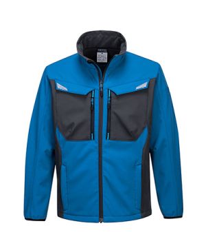 Portwest T750 WX3 Softshell Jacket in Persian Blue size XL