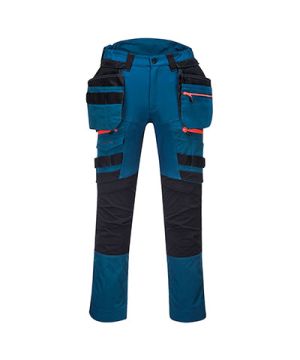 Portwest DX440 DX4 Detachable Holster Pocket Trouser in Metro Blue size 32R