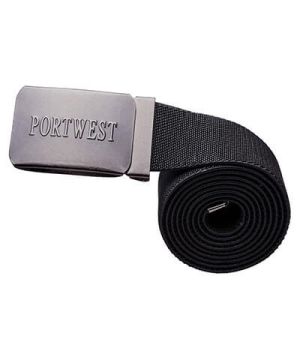 Portwest C105 One Size Elasticated Work Belt in Black