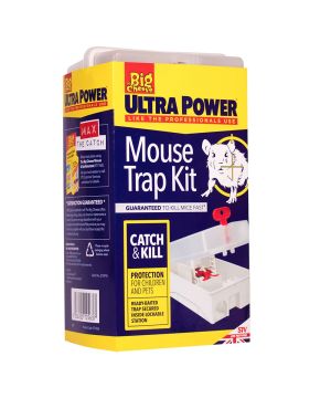 The Big Cheese Ultra Power Mouse Trap Kit STV563 reusable lockable trap station and mouse trap