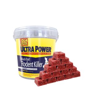 The Big Cheese Ultra Power Block Bait Rodent Killer 15x20g rodent control bait blocks