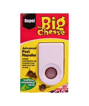 The Big Cheese STV789 Advanced Rodent Pest Repeller 37m2 coverage plug-in unit