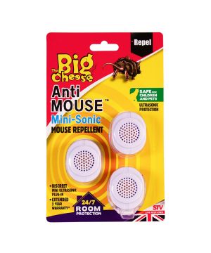 The Big Cheese Anti Mouse Mini-Sonic Mouse Repellents 3 Pack