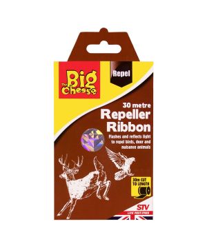 The Big Cheese Repeller Ribbon 30m iridescent humane bird deterrent tape