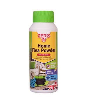 Zero In Home Flea Powder 300g puffer pack pest control treatment