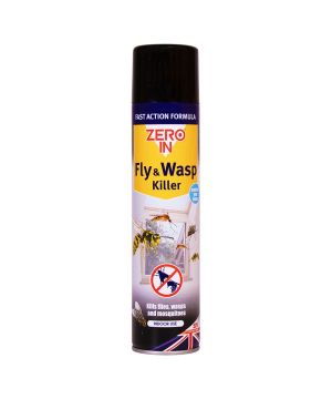 Zero In Fly & Wasp Killer Spray Aerosol - 300ml pest control spray