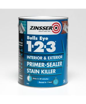 Zinsser Bulls Eye 123 Primer Sealer & Stain Killer 1L white