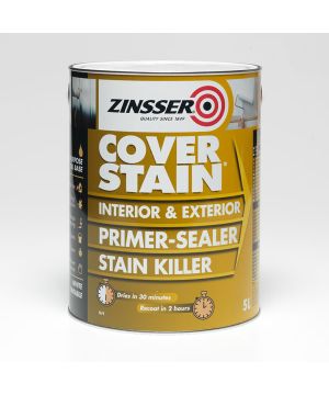 Zinsser Cover Stain Primer Sealer & Stain Killer White 1L