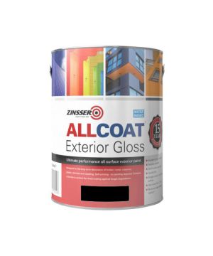 Zinsser Allcoat Exterior Gloss 1L in black