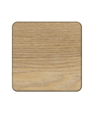 Creative Tops Oak Veneer Coasters Pack of 4 with oak veneer finish