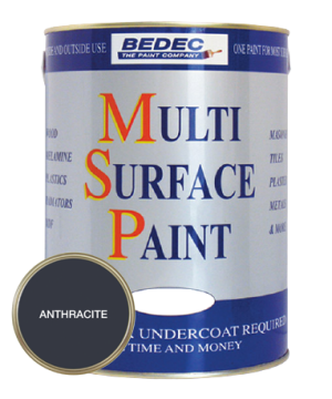 Bedec MSP Multi Surface Paint Soft Satin Anthracite 2.5L
