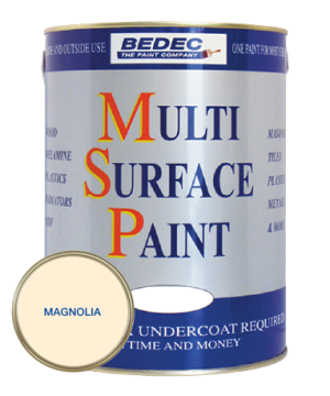 Bedec MSP Multi Surface Paint Soft Gloss Magnolia 250ml