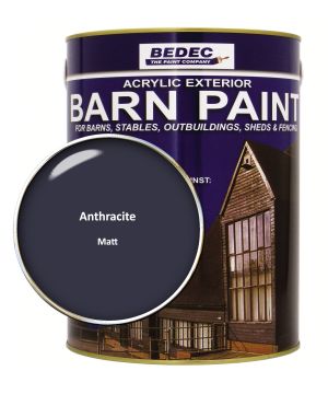 Bedec Barn Paint Matt Anthracite 5L