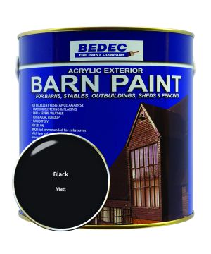 Bedec Barn Paint 2.5L Black Matt