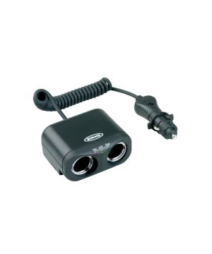 Ring Twin MultiSocket with Battery Analyser 12v DC 8amp
