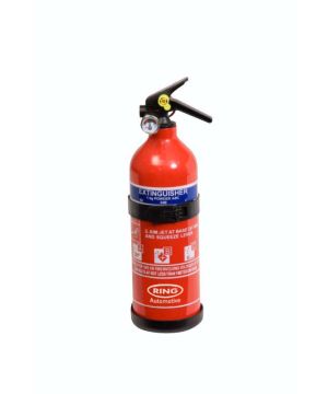 Ring 1kg ABC Dry Powered Fire Extinguisher with gauge