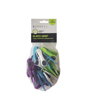 Orwell 6304 Euro Grip Peg Pack of 20 heavy-duty spring pegs