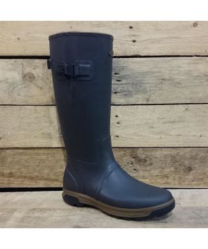 Grubs Highline Wellington Boots in mahogany, size 10