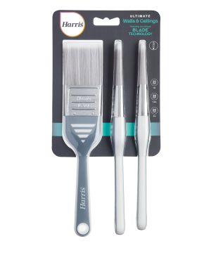 Harris Walls and Ceilings Ultimate Blade Brush Pack of 3