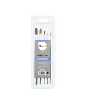 Harris Hobby and Craft Seriously Good Flat Brush Pack of 10