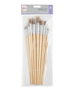 Harris Hobby & Craft Seriously Good Round Brush Pack of 11