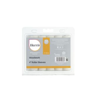 Harris Woodwork Stain and Varnish Seriously Good Roller Sleeve 100mm Pack of 10