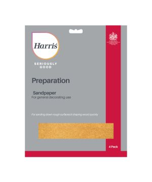 Harris Seriously Good Sandpaper Extra Fine Pack of 4