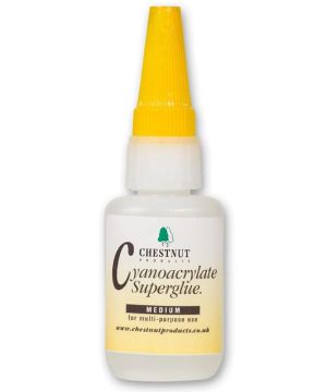 Chestnut Products Cyanoacrylate Superglue Medium 20g adhesive