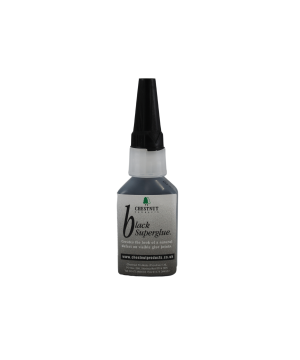Chestnut Products Black Superglue 20g black CA adhesive bottle