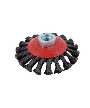 Abracs ABWBB100M14T 100mm x M14 Bevelled Twist Knot Wire Brush