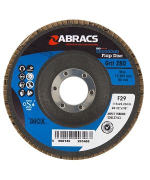 Abracs Pro 4Flap Disc Zirconium 115mm 80G
