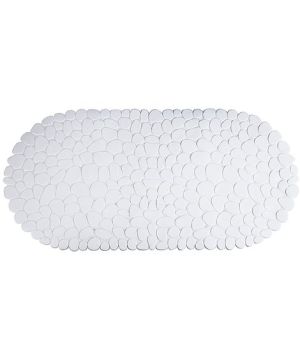 Blue Canyon BM6936WH 36x69cm Pebble Bath Mat in white