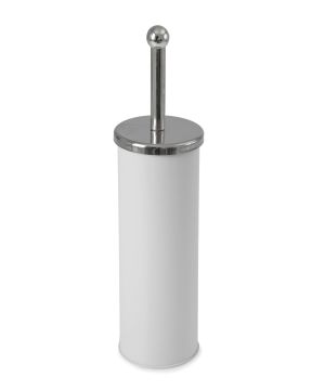 Blue Canyon Ba2301w Stainless Steel Toilet Brush and Holder 10X27CM in white